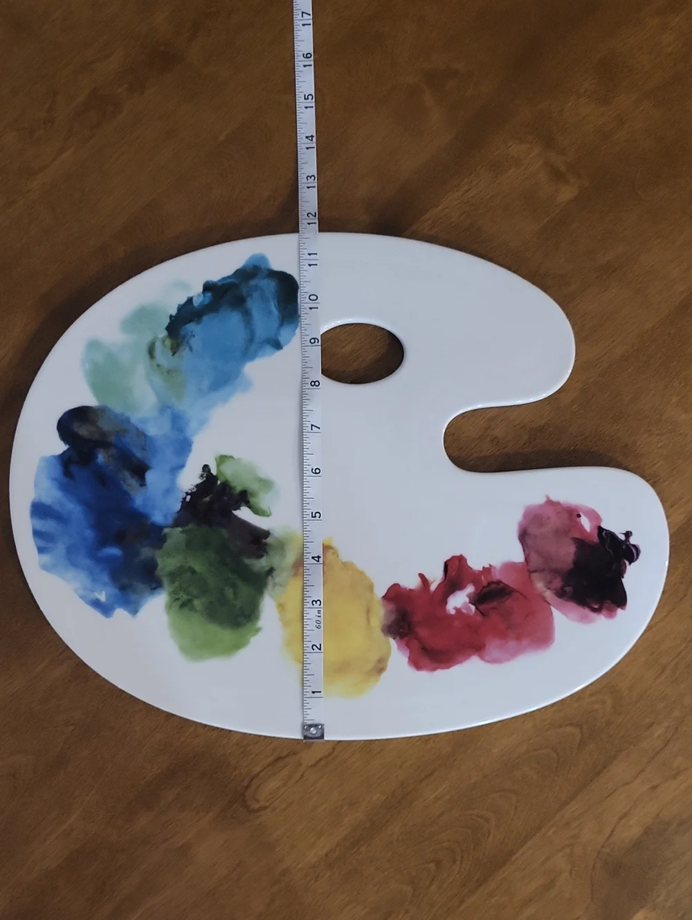 Fishs Eddy Artist Pallette Cheese Tray